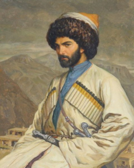Die Leiche von Hadschi Murad (Mitstreiter von Scheich Schamil) wird nach Aserbaidschan überführt